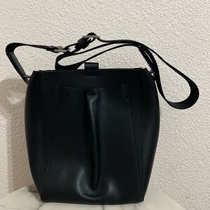 Everlane The Mini Studio Bag Black Leather Crossbody